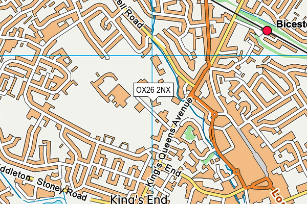 OX26 2NX map - OS VectorMap District (Ordnance Survey)