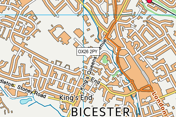 OX26 2PY map - OS VectorMap District (Ordnance Survey)