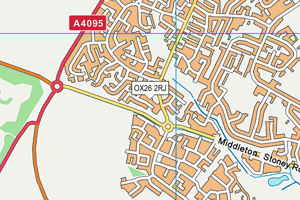 OX26 2RJ map - OS VectorMap District (Ordnance Survey)