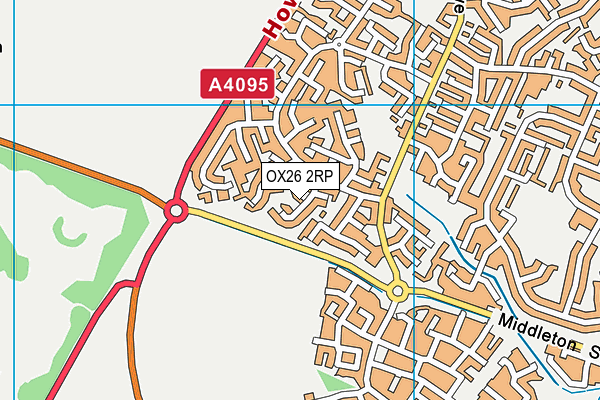 OX26 2RP map - OS VectorMap District (Ordnance Survey)