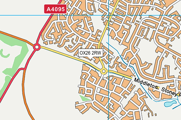 OX26 2RW map - OS VectorMap District (Ordnance Survey)