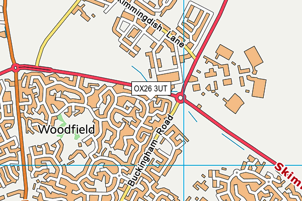 OX26 3UT map - OS VectorMap District (Ordnance Survey)