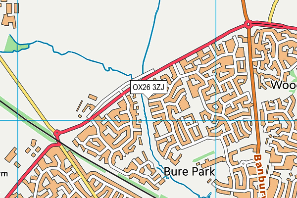 OX26 3ZJ map - OS VectorMap District (Ordnance Survey)