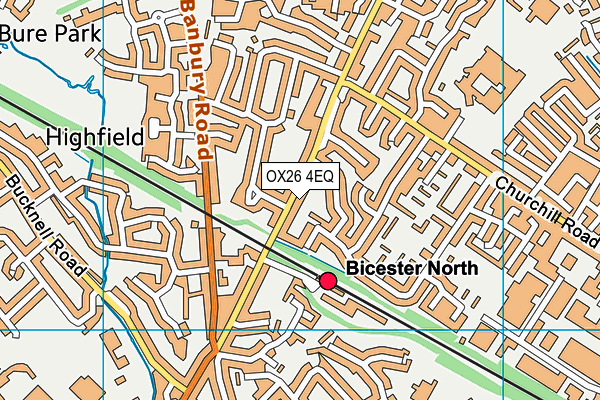 OX26 4EQ map - OS VectorMap District (Ordnance Survey)