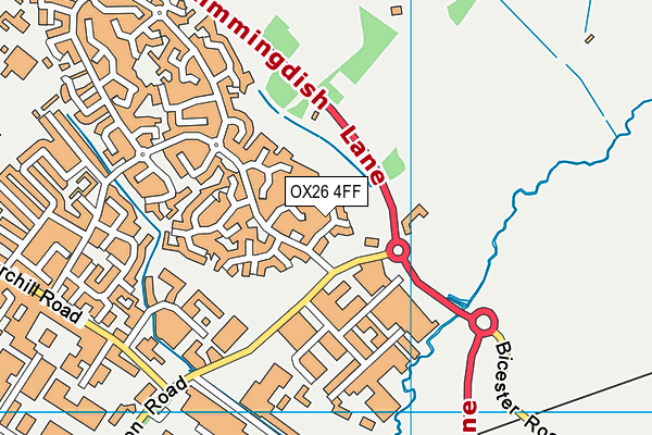 OX26 4FF map - OS VectorMap District (Ordnance Survey)