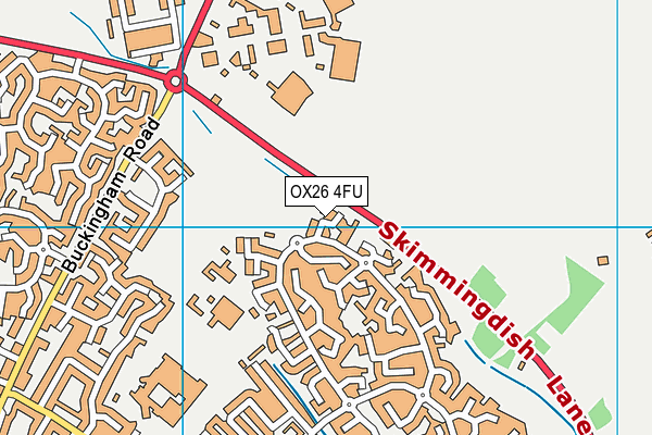 OX26 4FU map - OS VectorMap District (Ordnance Survey)