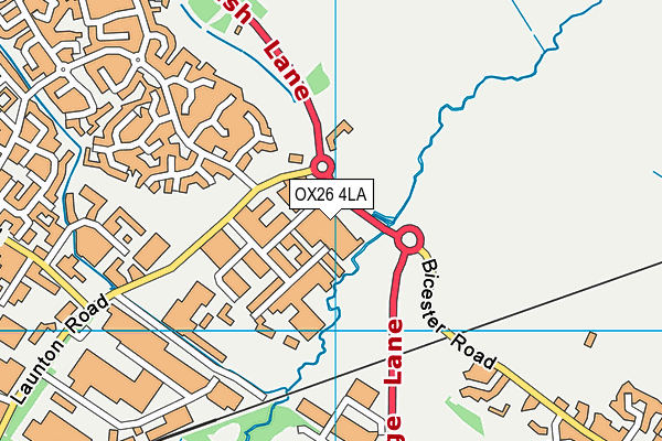 OX26 4LA map - OS VectorMap District (Ordnance Survey)
