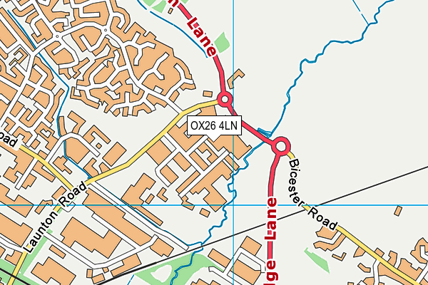OX26 4LN map - OS VectorMap District (Ordnance Survey)