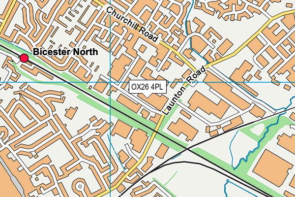 OX26 4PL map - OS VectorMap District (Ordnance Survey)
