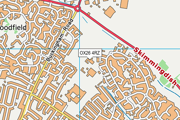 OX26 4RZ map - OS VectorMap District (Ordnance Survey)