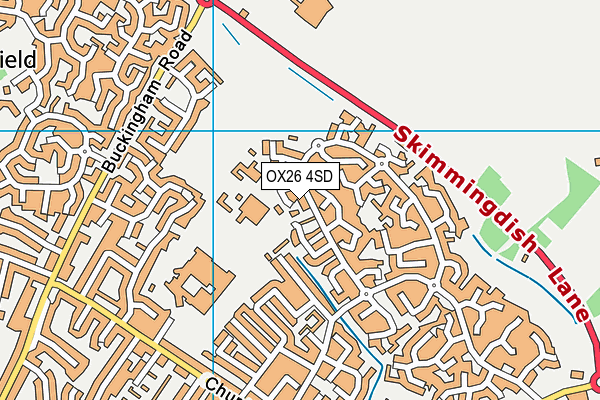 OX26 4SD map - OS VectorMap District (Ordnance Survey)