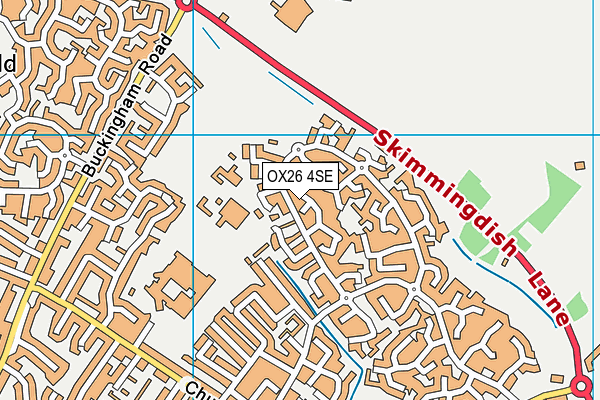 OX26 4SE map - OS VectorMap District (Ordnance Survey)