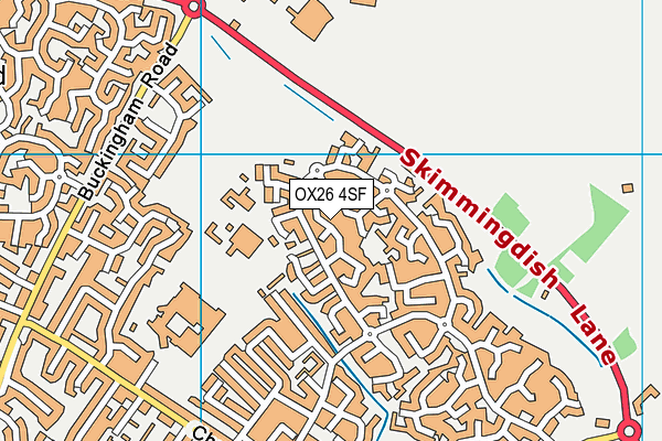 OX26 4SF map - OS VectorMap District (Ordnance Survey)