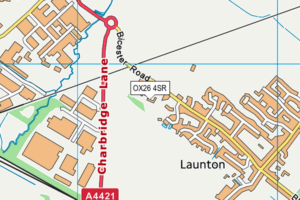 OX26 4SR map - OS VectorMap District (Ordnance Survey)