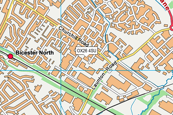 OX26 4SU map - OS VectorMap District (Ordnance Survey)