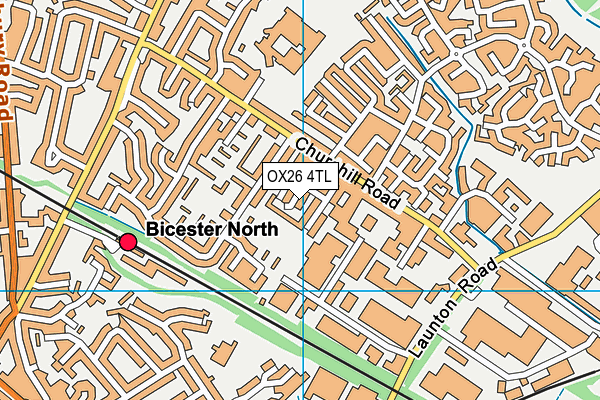 OX26 4TL map - OS VectorMap District (Ordnance Survey)