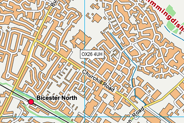 OX26 4UH map - OS VectorMap District (Ordnance Survey)