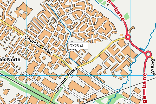 Map of RELIANCE AUTO TEST BICESTER LIMITED at district scale