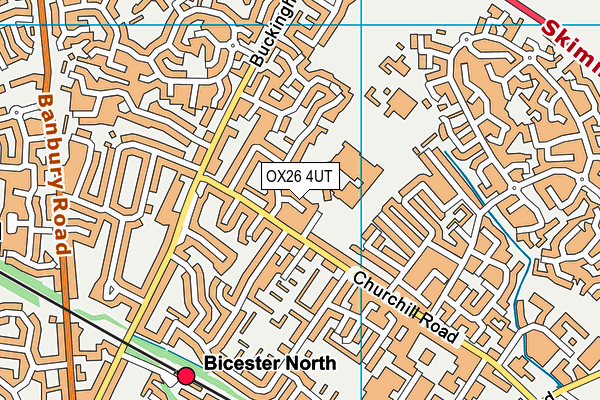 OX26 4UT map - OS VectorMap District (Ordnance Survey)