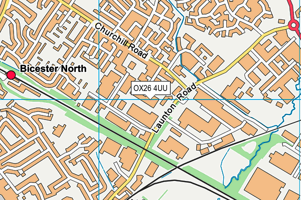 OX26 4UU map - OS VectorMap District (Ordnance Survey)