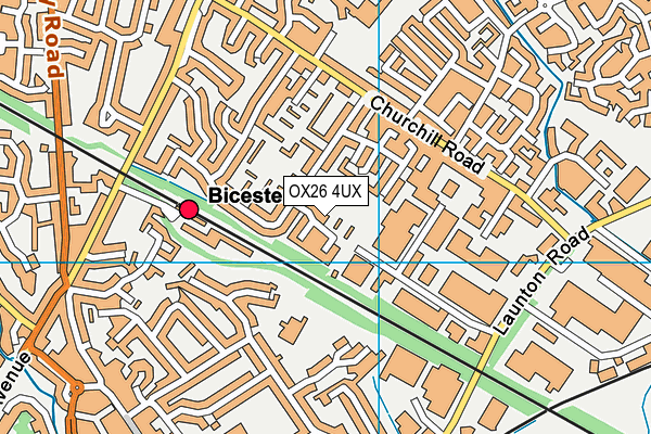 OX26 4UX map - OS VectorMap District (Ordnance Survey)