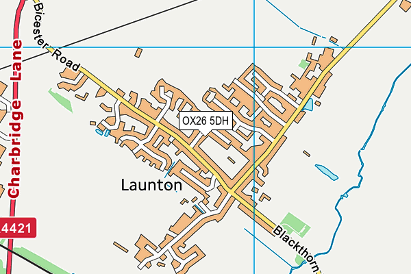 OX26 5DH map - OS VectorMap District (Ordnance Survey)