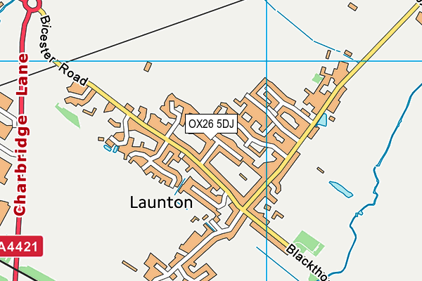 OX26 5DJ map - OS VectorMap District (Ordnance Survey)