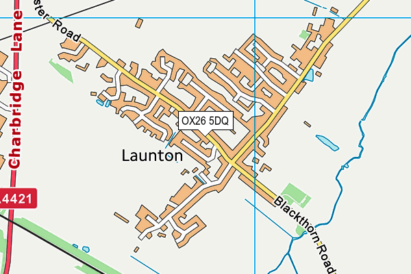 OX26 5DQ map - OS VectorMap District (Ordnance Survey)