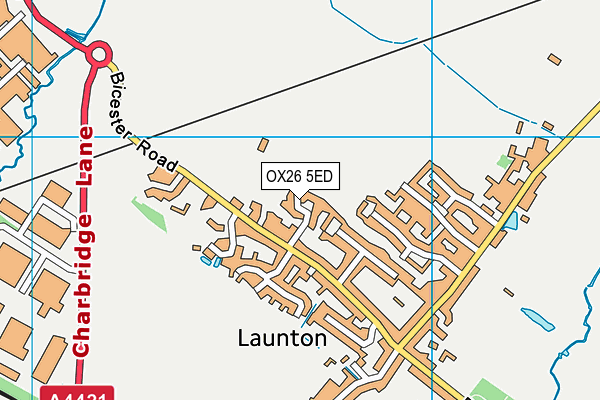 OX26 5ED map - OS VectorMap District (Ordnance Survey)