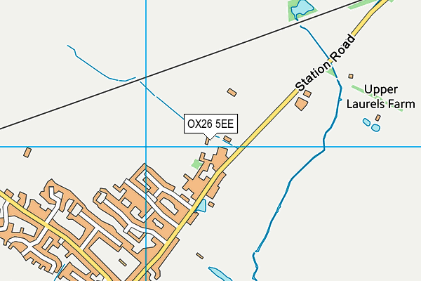 OX26 5EE map - OS VectorMap District (Ordnance Survey)