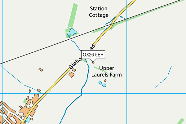OX26 5EH map - OS VectorMap District (Ordnance Survey)