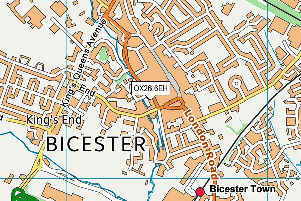 OX26 6EH map - OS VectorMap District (Ordnance Survey)