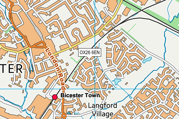 OX26 6EN map - OS VectorMap District (Ordnance Survey)