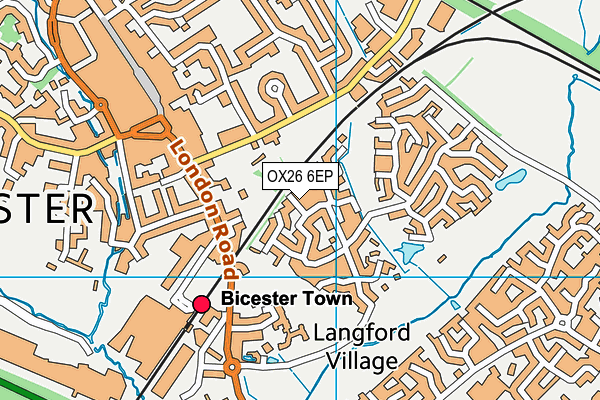 OX26 6EP map - OS VectorMap District (Ordnance Survey)