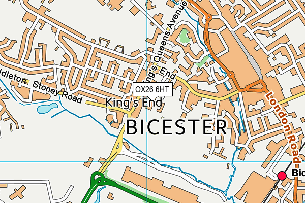 OX26 6HT map - OS VectorMap District (Ordnance Survey)