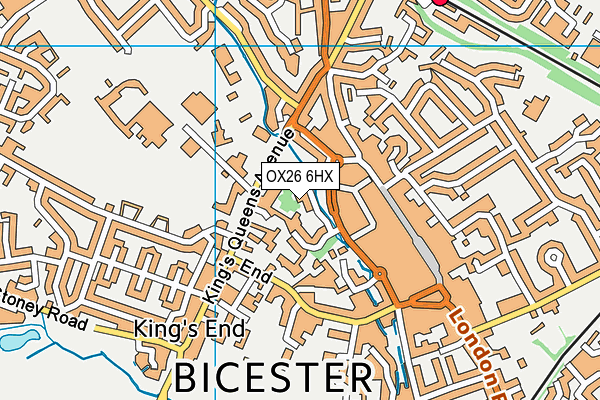 OX26 6HX map - OS VectorMap District (Ordnance Survey)