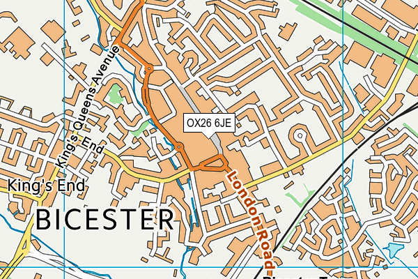 OX26 6JE map - OS VectorMap District (Ordnance Survey)