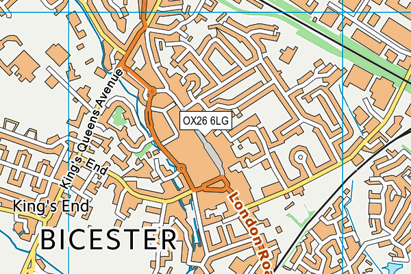 OX26 6LG map - OS VectorMap District (Ordnance Survey)