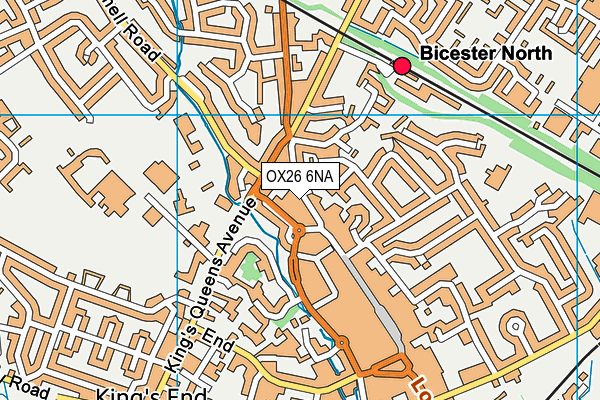 OX26 6NA map - OS VectorMap District (Ordnance Survey)