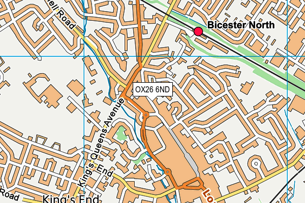 OX26 6ND map - OS VectorMap District (Ordnance Survey)