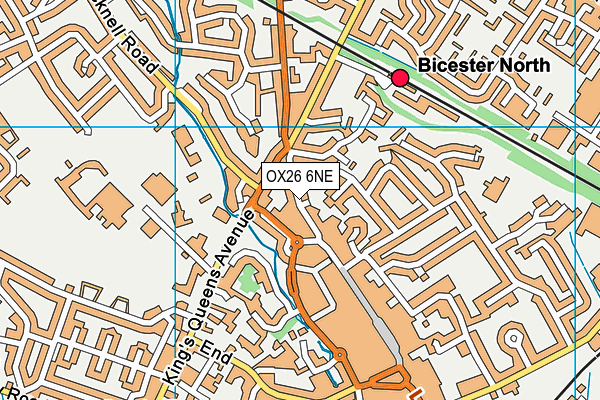 OX26 6NE map - OS VectorMap District (Ordnance Survey)