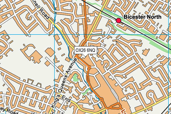 OX26 6NQ map - OS VectorMap District (Ordnance Survey)