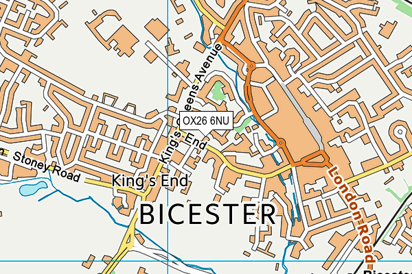 OX26 6NU map - OS VectorMap District (Ordnance Survey)