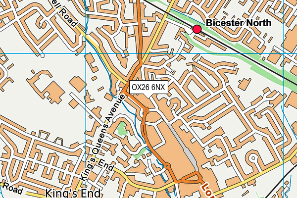 OX26 6NX map - OS VectorMap District (Ordnance Survey)