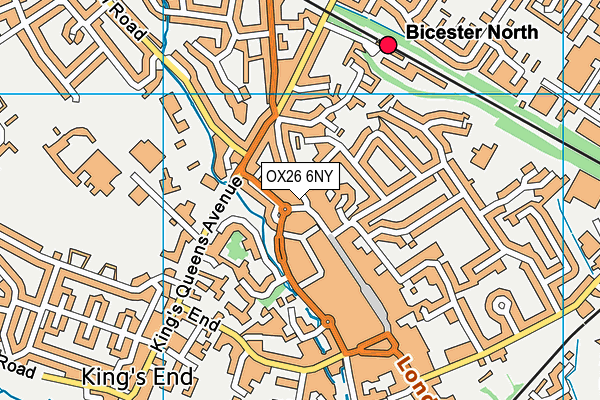 OX26 6NY map - OS VectorMap District (Ordnance Survey)