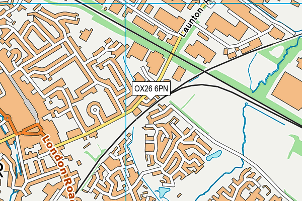 OX26 6PN map - OS VectorMap District (Ordnance Survey)