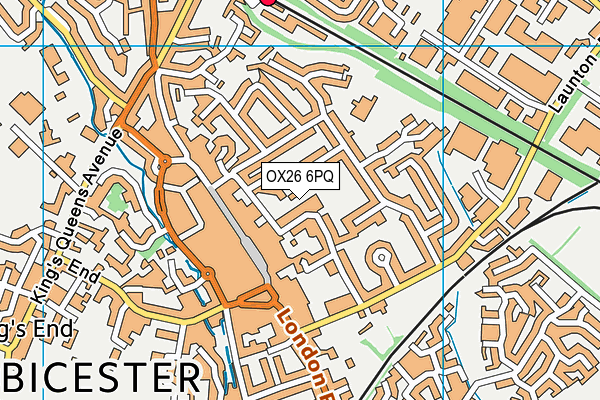 OX26 6PQ map - OS VectorMap District (Ordnance Survey)