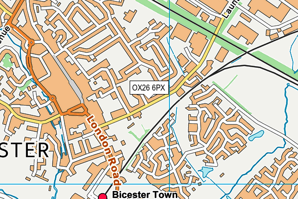 OX26 6PX map - OS VectorMap District (Ordnance Survey)