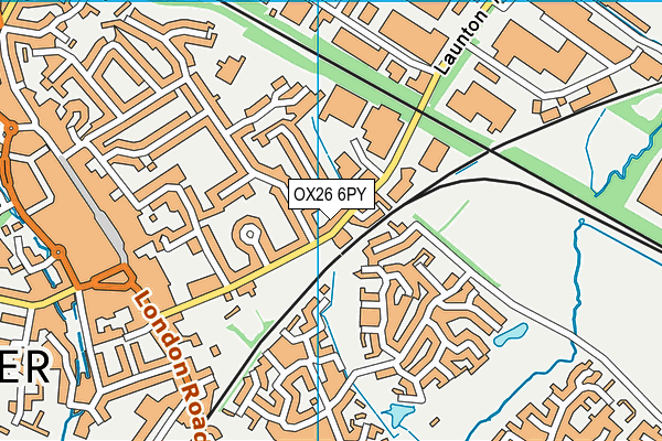 OX26 6PY map - OS VectorMap District (Ordnance Survey)