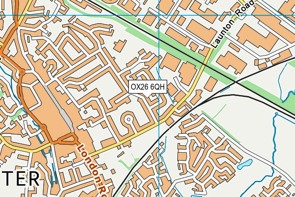 OX26 6QH map - OS VectorMap District (Ordnance Survey)